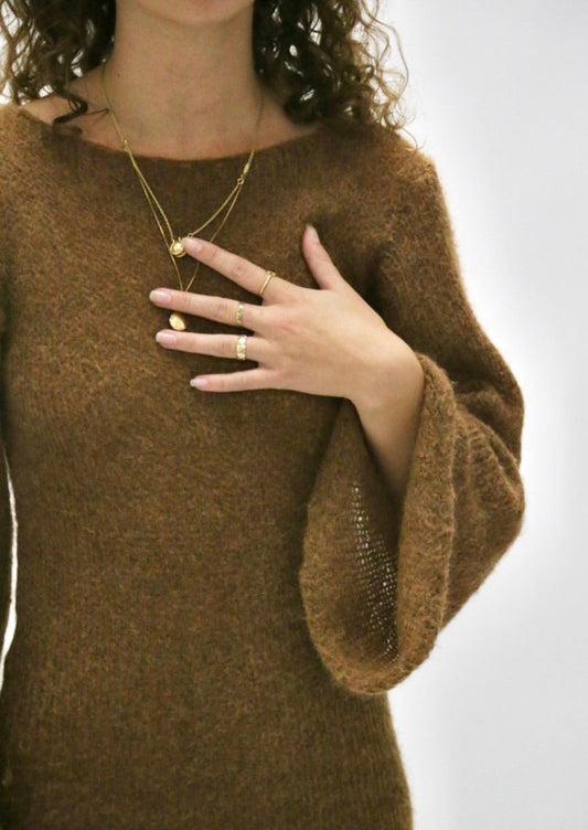 Justine Dress - XS - Brown