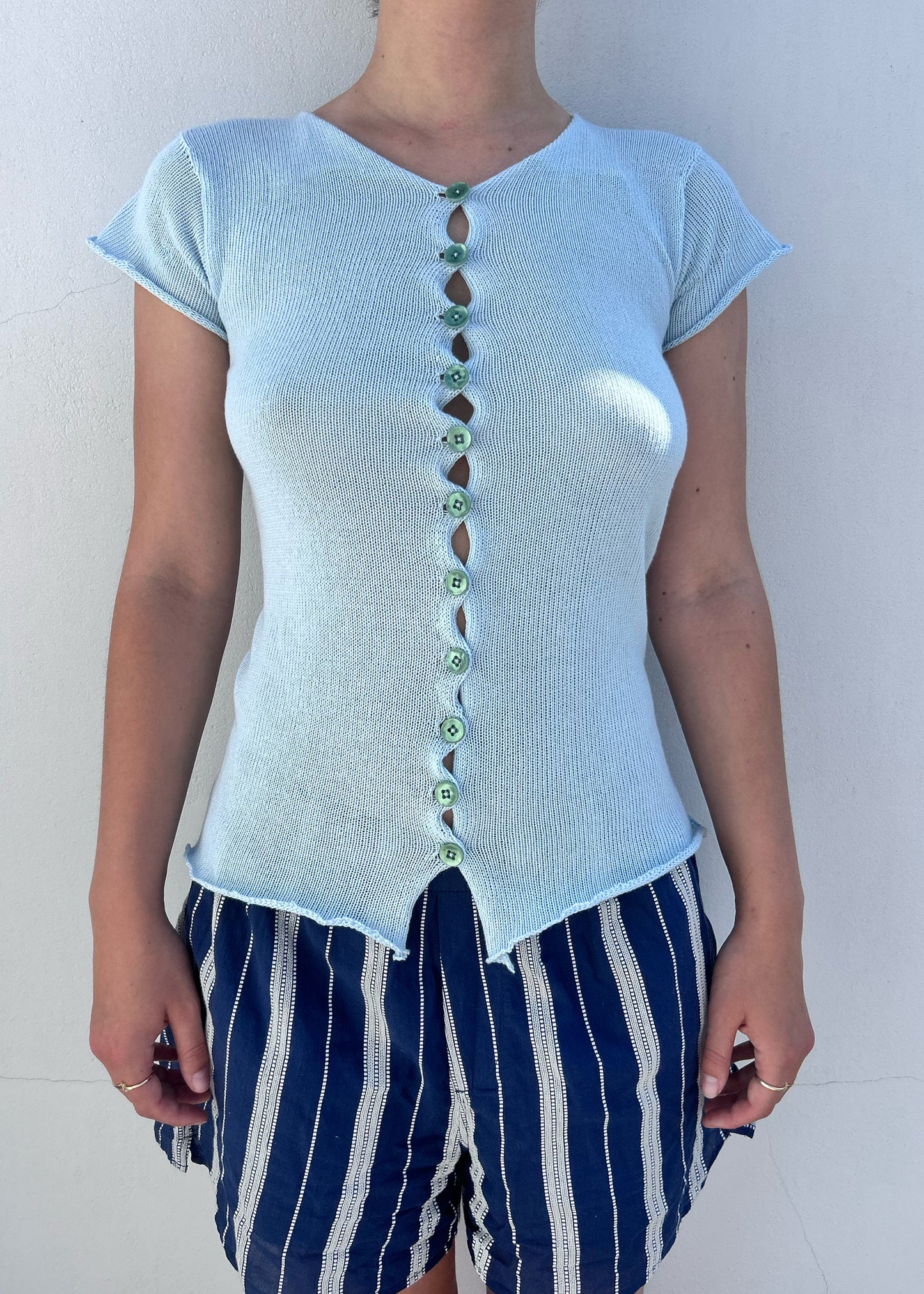 Button-Up in Baby Blue