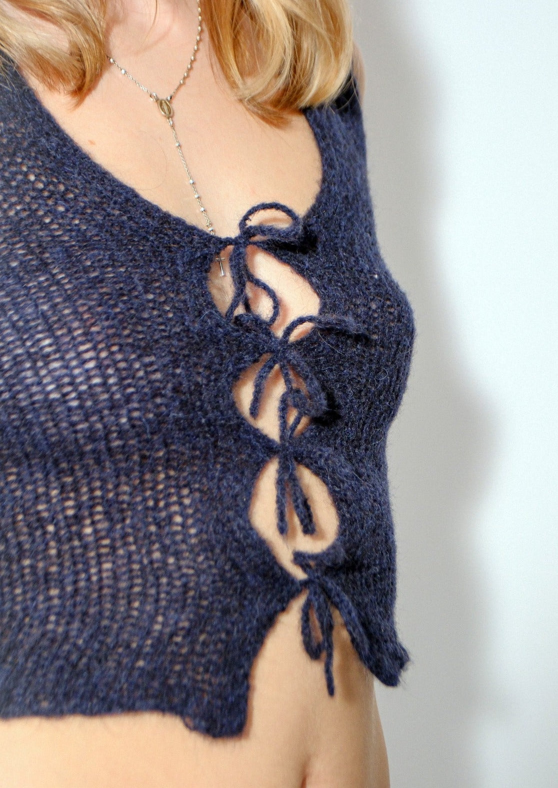 Rose Top - XS/S - navy