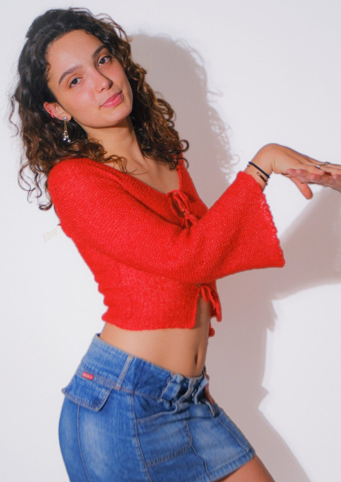 Rose Top - XS/S - Red