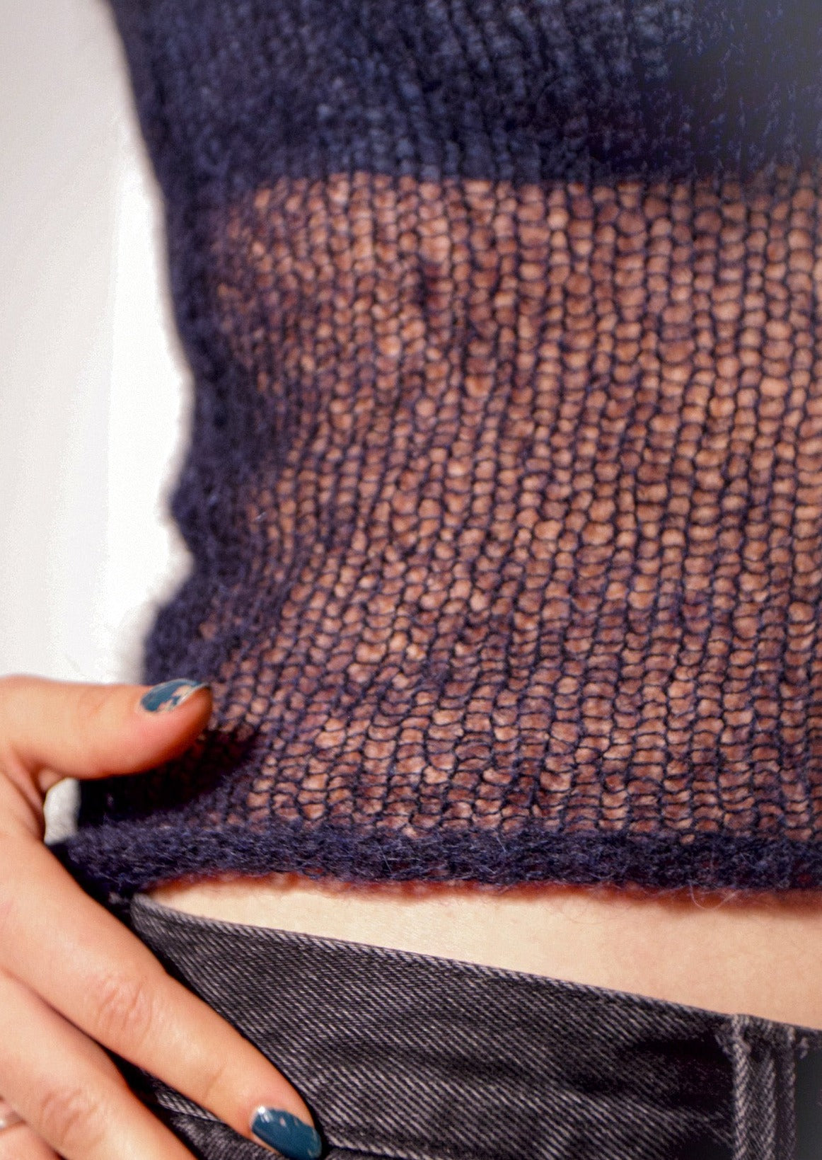 Violette Top (SS24) - S/M - Navy