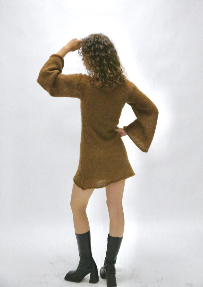 Justine Dress - XS - Brown