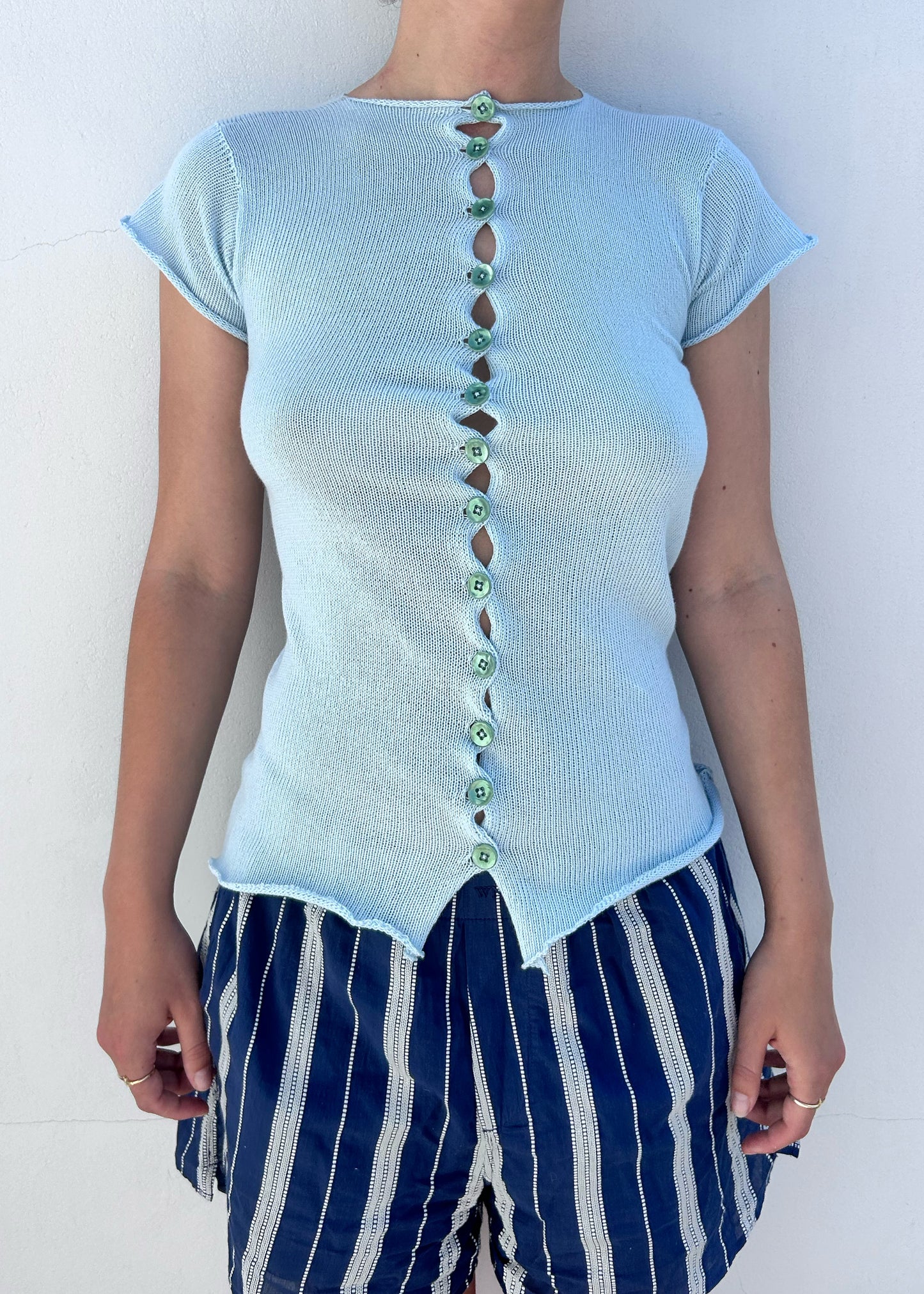 Button-Up in Baby Blue