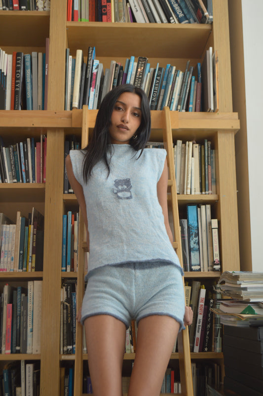 Gaby Shorts - S - Blue