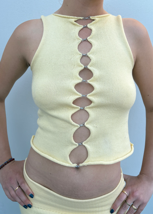 Emilie Top - XS/S - Baby Yellow
