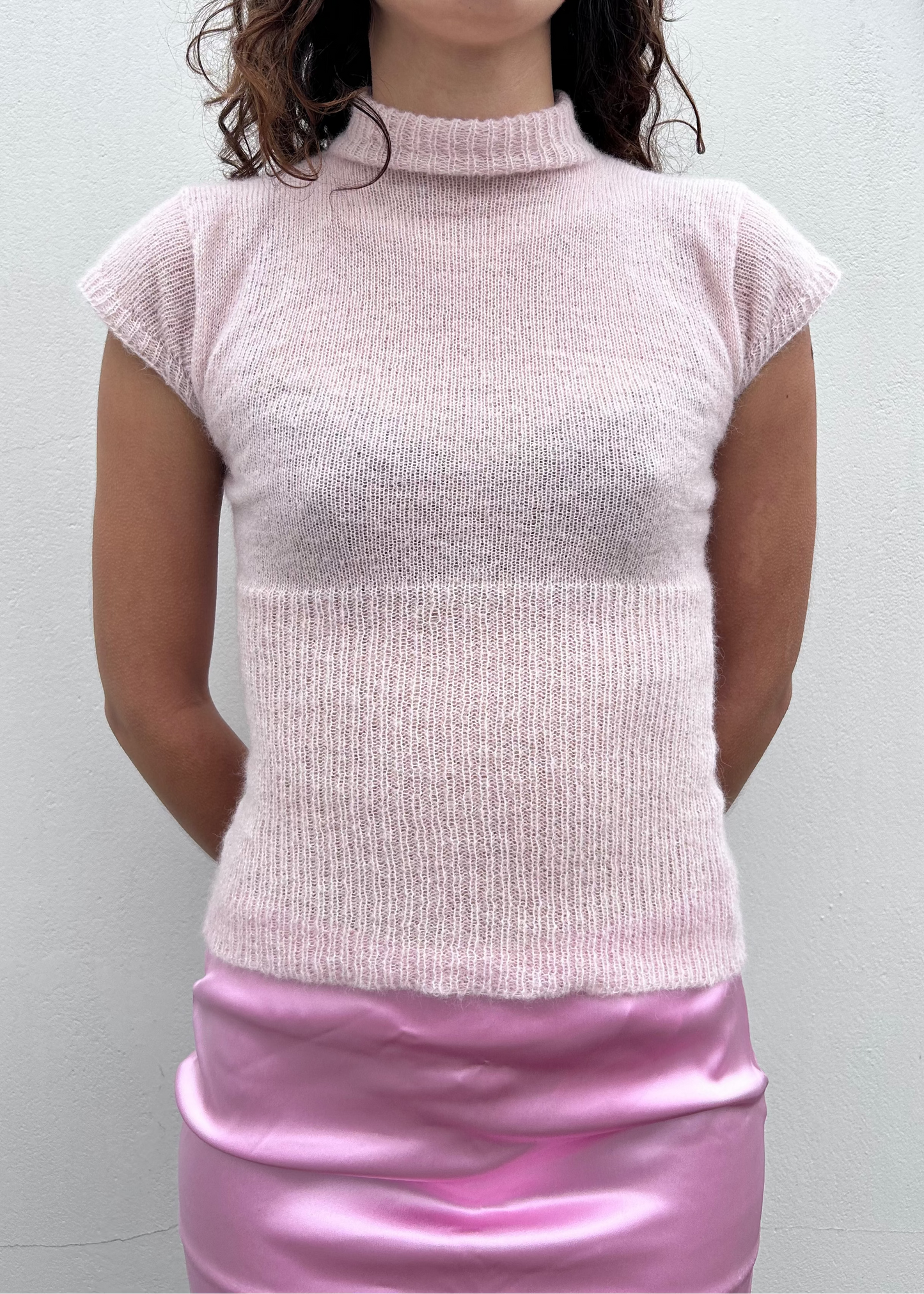 Alina Top in Baby Pink