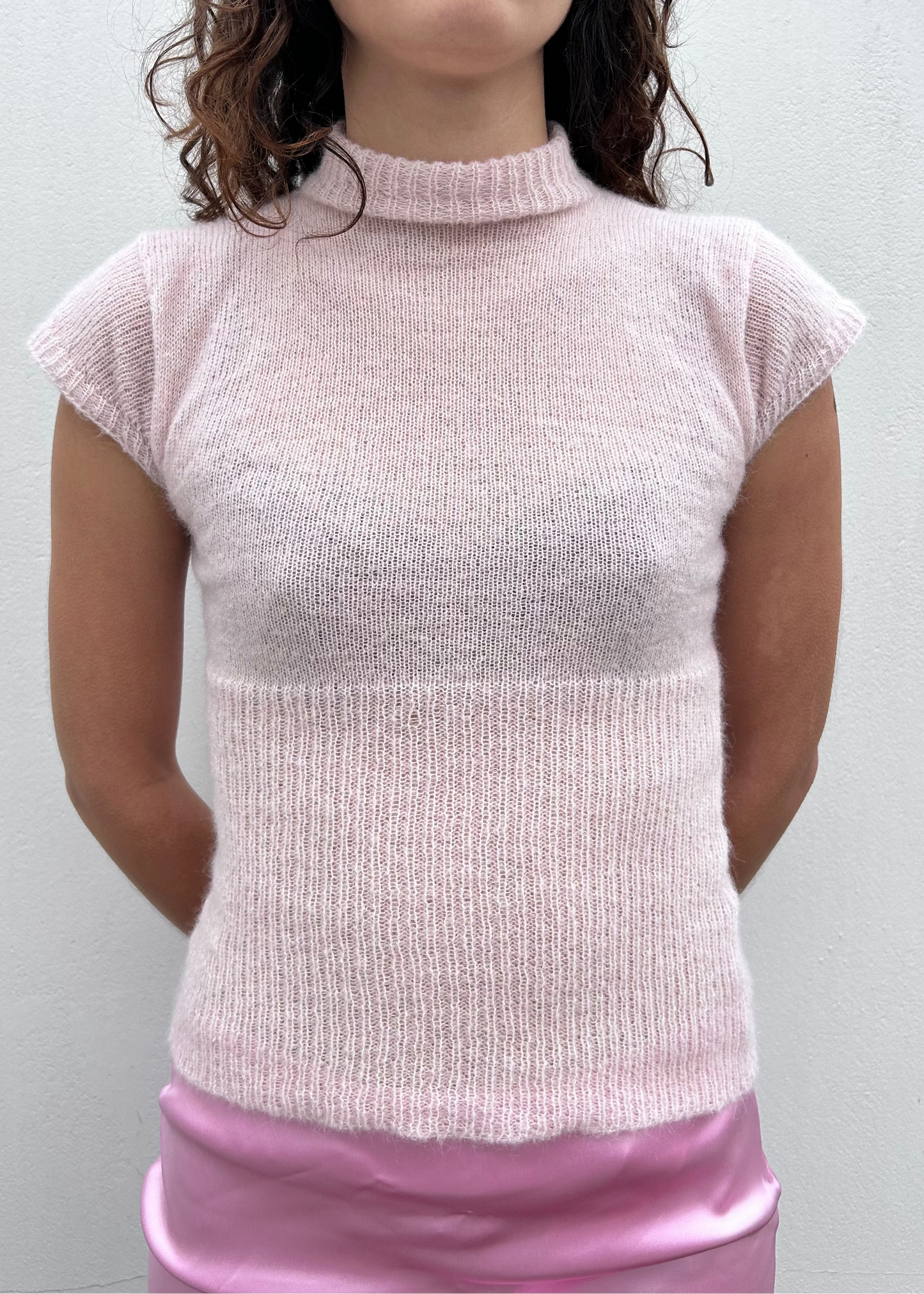 Alina Top in Baby Pink