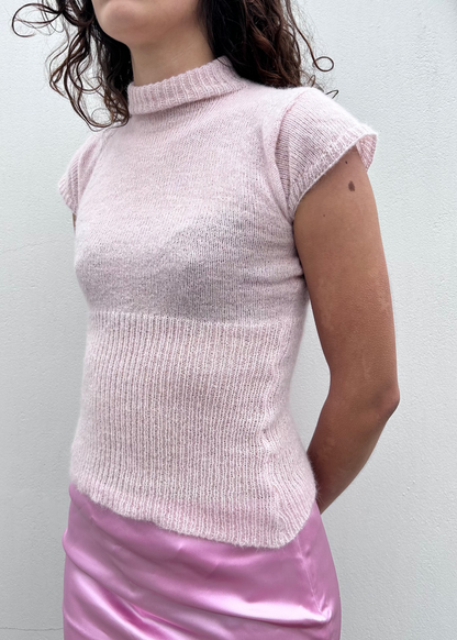 Alina Top in Baby Pink