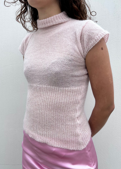 Alina Top in Baby Pink