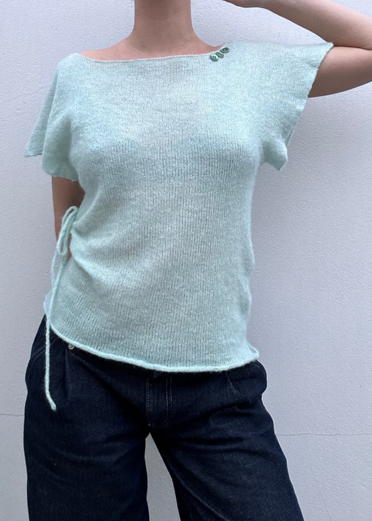 Emilie Top in Mint Green