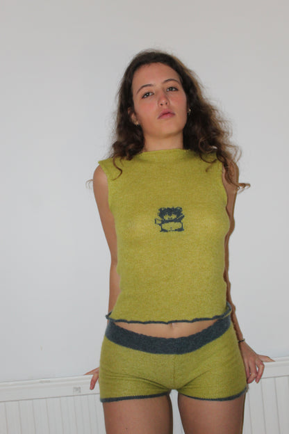 Mia Top - S - Green