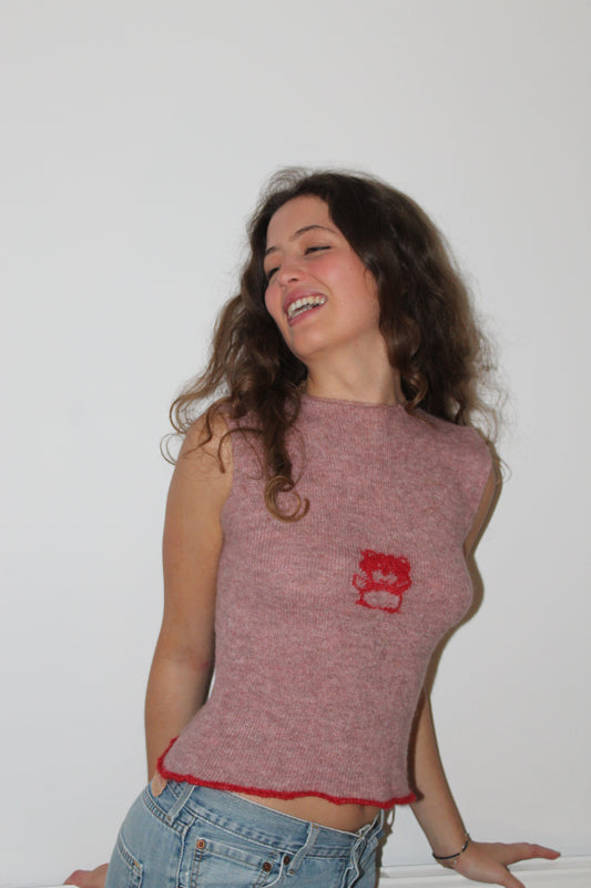 Mia Top - S - Pink