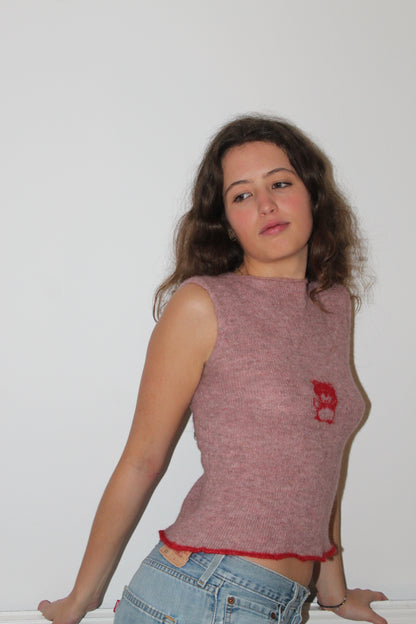 Mia Top - S - Pink